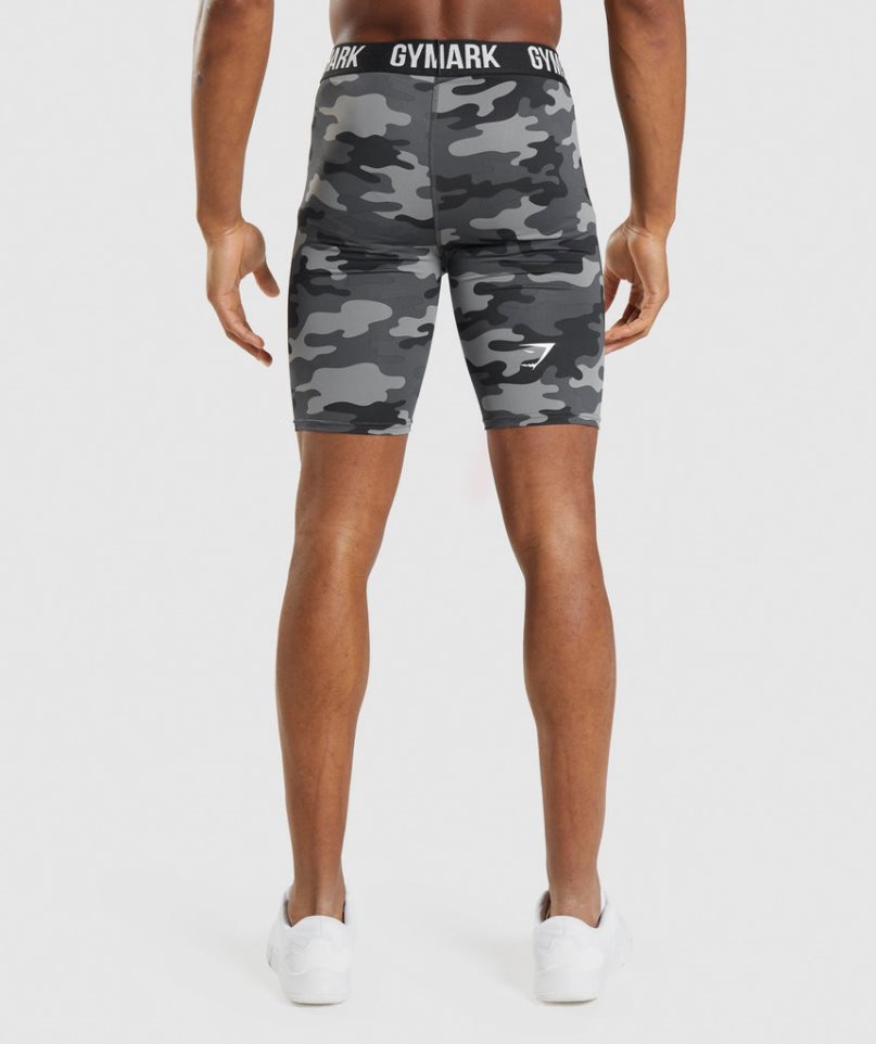 Szorty Gymshark Element Baselayer Męskie Camo | PL 940NVW